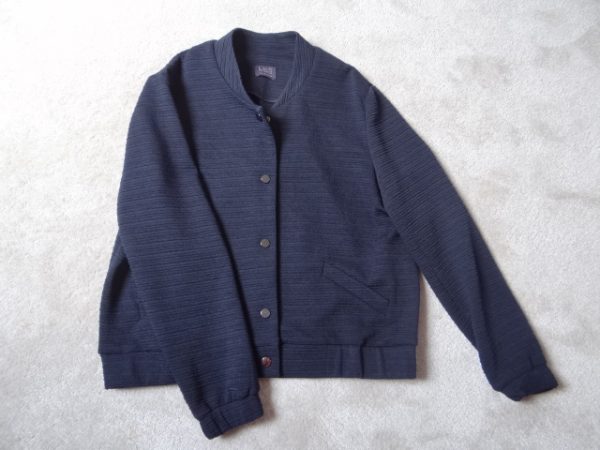 Women's Navy Blouson Style Jacket size 14