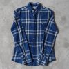 Men's Check Long Sleeved Shirt, regular fit, extra small, XS