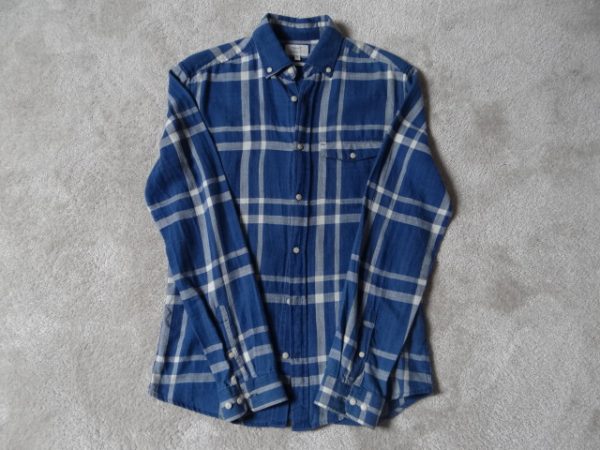 Men's Check Long Sleeved Shirt, regular fit, extra small, XS