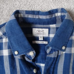 Men's Check Long Sleeved Shirt, regular fit, extra small, XS