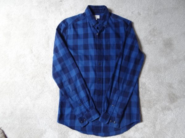 Men's Check Long Sleeved Shirt, regular fit, extra small, XS