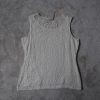 Women's Sleeveless Ivory Top, size 16