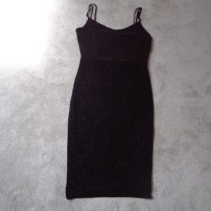 Women's Black Dress with Shimmer effect, size 14