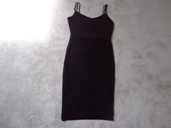 Women's Black Dress with Shimmer effect, size 14