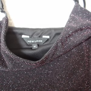 Women's Black Dress with Shimmer effect, size 14