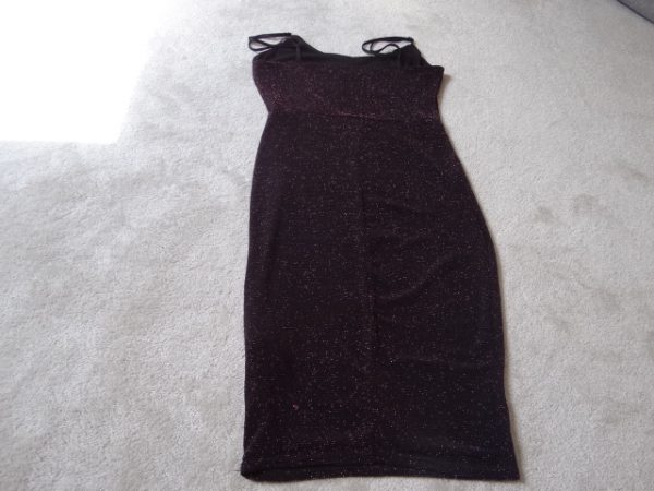 Women's Black Dress with Shimmer effect, size 14