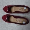 Women's Burgundy Court Shoes size 4 wide fit