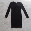 Women's Knitted Style Black Dress size 14