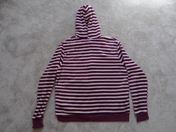 Women's Striped Loungewear Hoodie size medium