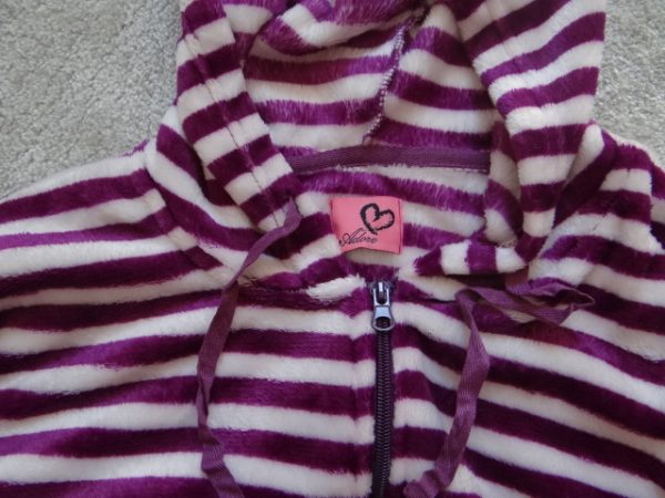 Women's Striped Loungewear Hoodie size medium