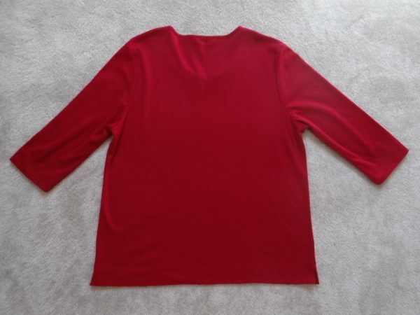 Women's Fuchsia Red Jersey Top size 14 - 16