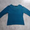 Women's Turquoise Green Jersey Top size 14