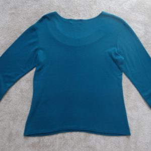 Women's Turquoise Green Jersey Top size 14