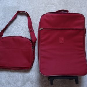 Travel Bag on wheels with matching small hand bag