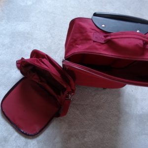 Travel Bag on wheels with matching small hand bag