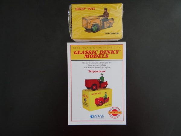 Atlas Editions Classic Dinky Replica Model Triporteur Three-Wheeled Delivery Van