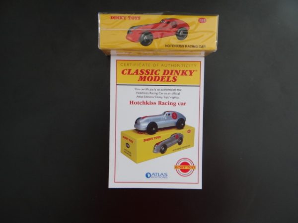 Atlas Editions Classic Dinky Replica Model Hotchkiss Racing Car