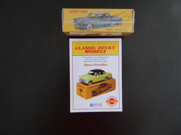 Atlas Editions Classic Dinky Replica Model Simca Versailles