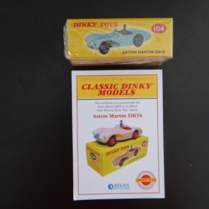 Atlas Editions Classic Dinky Replica Model Aston Martin DB3S