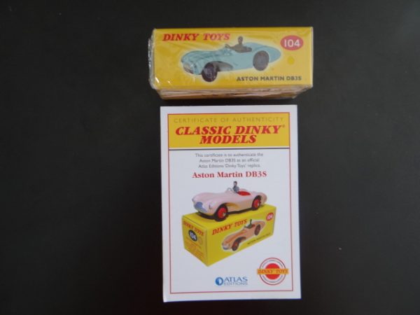 Atlas Editions Classic Dinky Replica Model Aston Martin DB3S