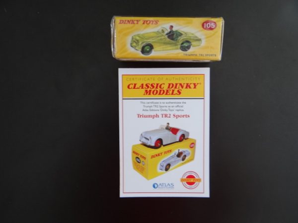 Atlas Editions Classic Dinky Replica Model Triumph TR2 Sports