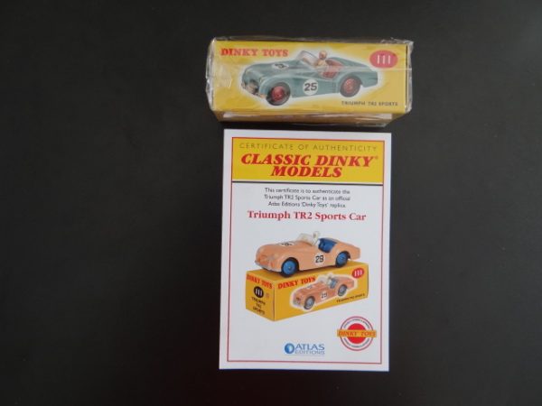 Atlas Editions Classic Dinky Replica Model Triumph TR2 Sports