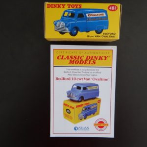 Atlas Editions Classic Dinky Replica Model Bedford 10 cwt Van "Ovaltine"