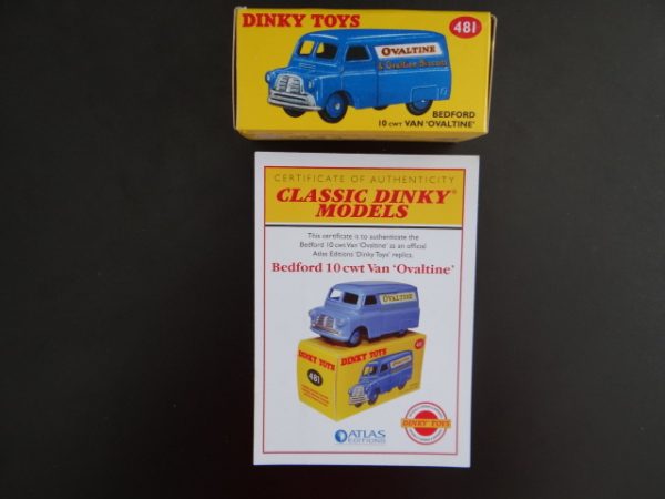 Atlas Editions Classic Dinky Replica Model Bedford 10 cwt Van "Ovaltine"