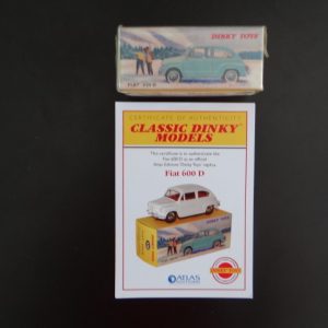 Atlas Editions Classic Dinky Replica Model Fiat 600D