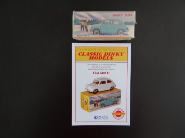 Atlas Editions Classic Dinky Replica Model Fiat 600D