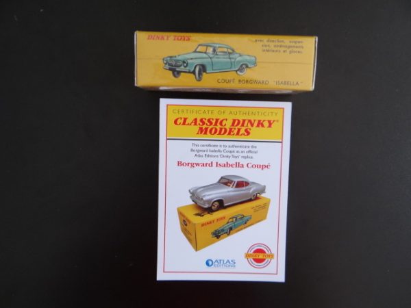 Atlas Editions Classic Dinky Replica Model Borgward Isabella Coupe