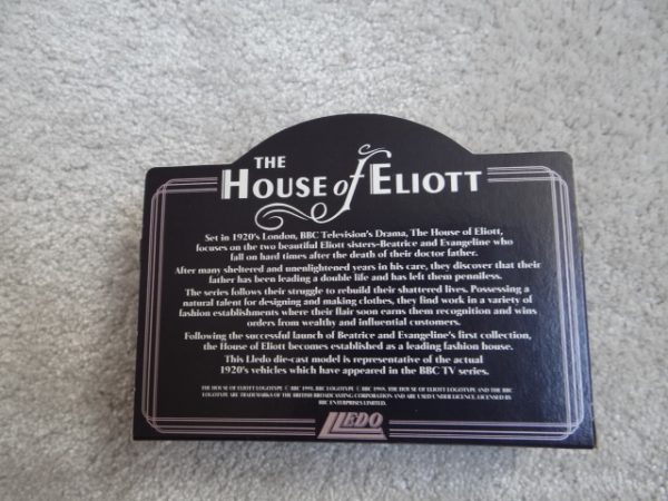 The House of Eliott Vintage Models from Lledo GWR Express Cartage Services