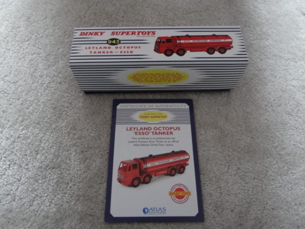 Atlas Editions Dinky Supertoys Replica Model Leyland Octopus Tanker - Esso