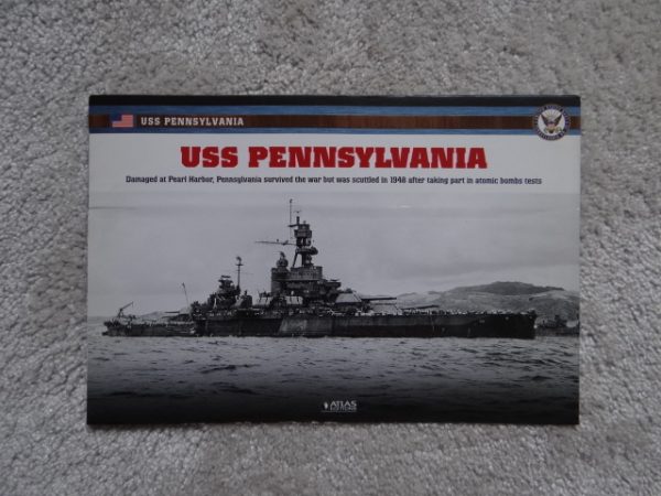 Atlas Editions Replica Model Ship USS Pennsylvania (Leaflet Only) No. 7 134 032