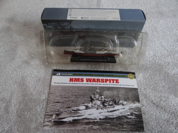 Atlas Editions Replica Model Ship HMS Warspite No. 7 134 113