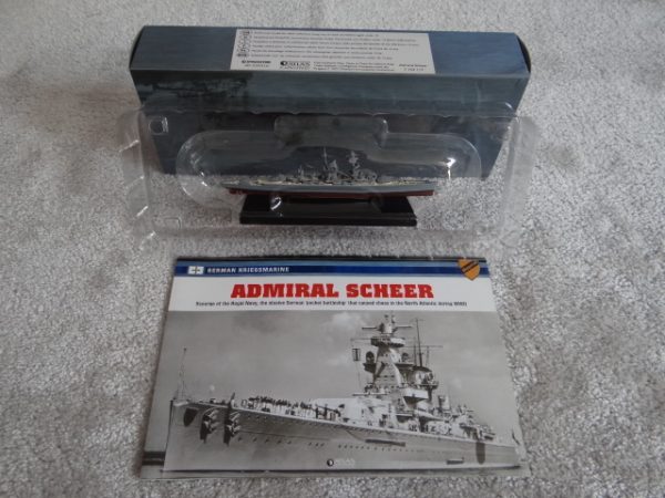 Atlas Editions Replica Model Ship Admiral Scheer No. 7 134 117