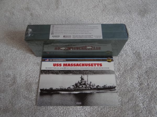 Atlas Editions Replica Model Ship USS Massachusetts No. 7 134 127