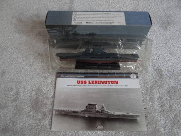 Atlas Editions Replica Model Ship USS Lexington No. 7 134 112