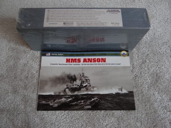 Atlas Editions Replica Model Ship HMS Anson No. 7 134 129