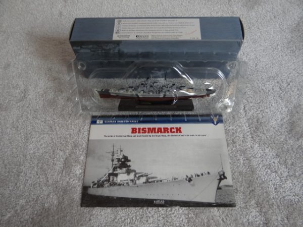 Atlas Editions Replica Model Ship Bismarck No. 7 134 101