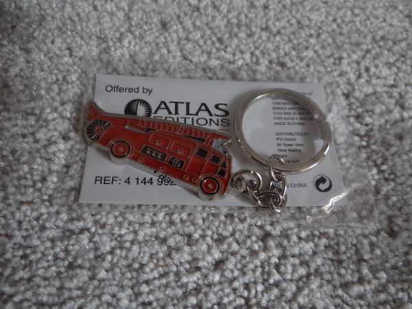 Atlas Editions Keyring Fire Engine Design