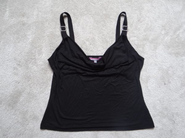 Women's Black Sleeveless Top, size 16