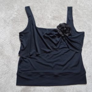 Women's Black Sleeveless Top, size 16