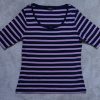 Women's Stripped Navy Top, size 14