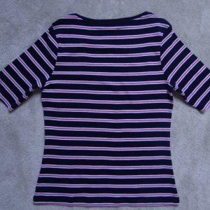 Women's Stripped Navy Top, size 14