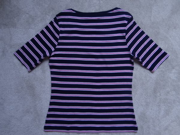 Women's Stripped Navy Top, size 14