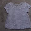 Women's Lacy Look White Top