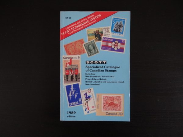 1989 Scott Specialized Catalogue of Canadian Stamps