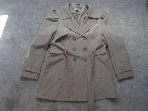 Women's Stone Coloured Rain Jacket size 16