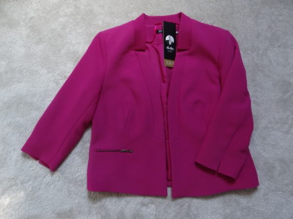 Women's Fuschia Coloured Jacket size 16